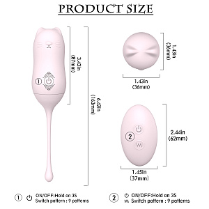 MiaoU S-Hande - вагинальные шарики с вибрацией и пультом ДУ